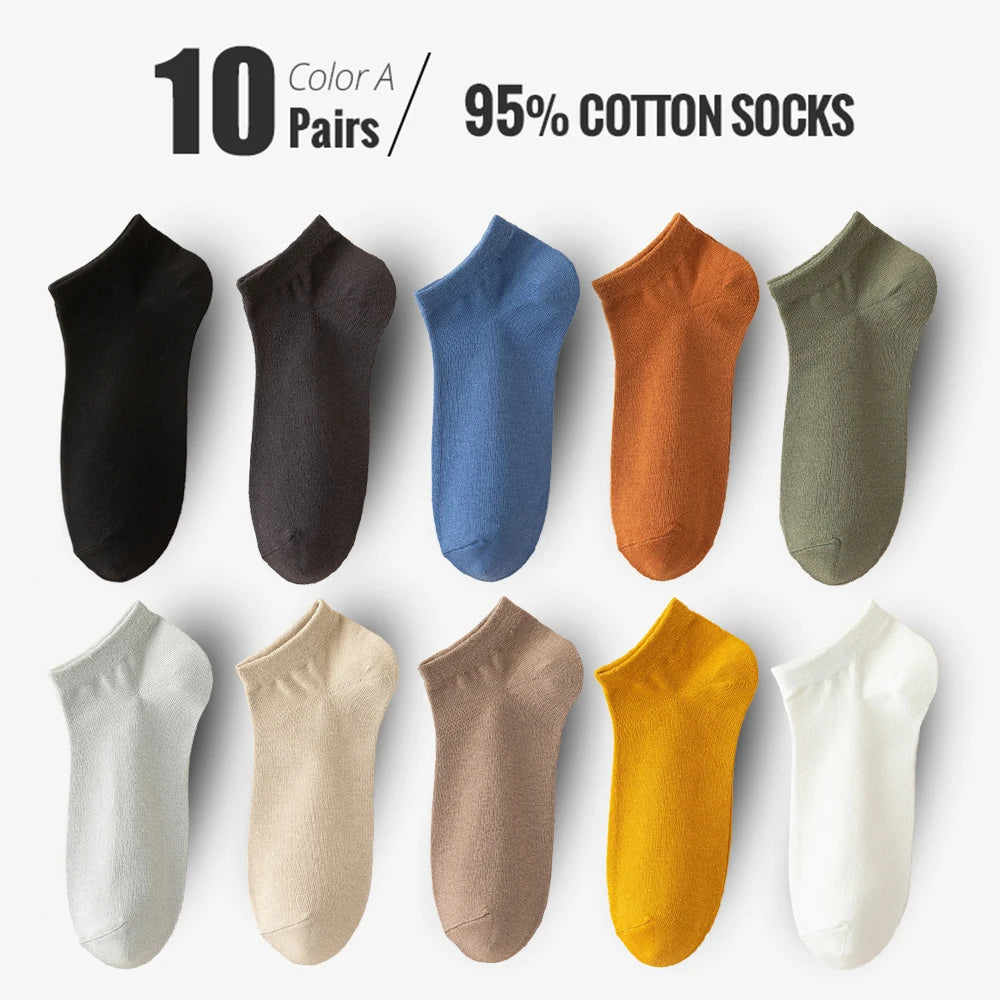 95% Combed Cotton Men's Business & Casual Socks